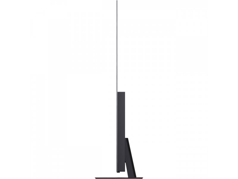 LG OLED83C6RLA — боковой профиль с демонстрацией пропорций и соотношения высоты к ширине