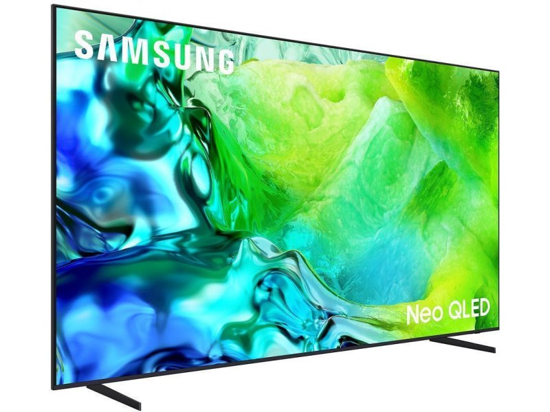 Samsung QE50QN80H боковой вид — тонкий профиль корпуса 5,17 см без подставки