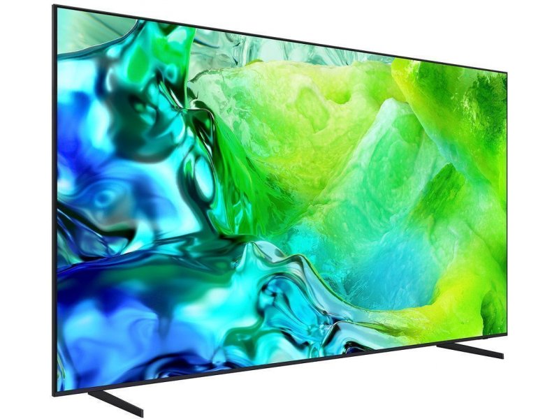 Samsung QE65QN80H 65 &mdash; глубина чёрного Neo QLED, вид в перспективе с акцентом на контраст тёмных сцен