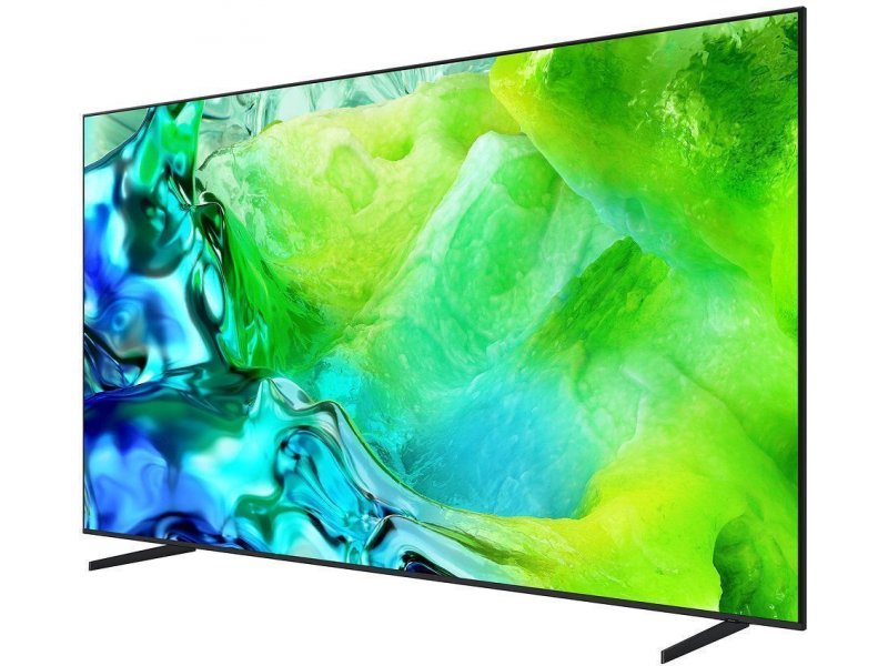 Samsung QE75QN80H — полный профиль устройства со стильными ножками подставки