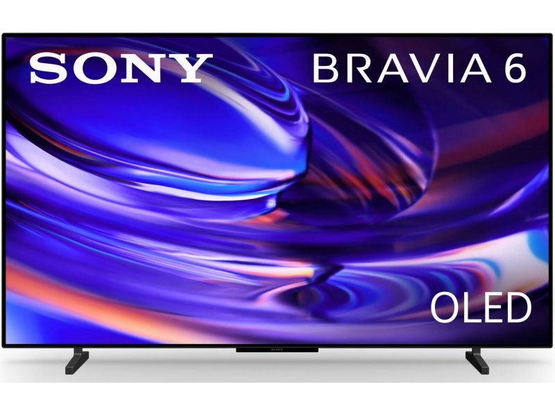 Sony K-48A60 48 дюймов OLED 4K — вид спереди, экран включён
