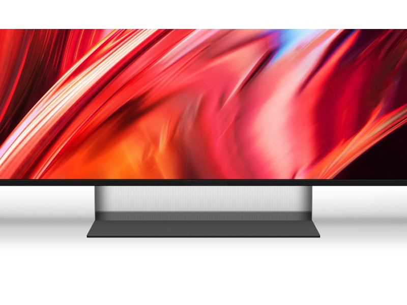 Sony K-85XR95M2 вид снизу на подставку и основание 85-дюймового корпуса