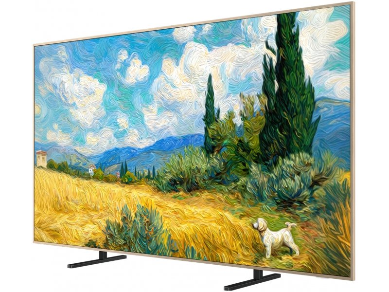 TCL 43A400 Pro &mdash; боковой профиль под углом 45&deg;, тонкий корпус 3.99 см глубиной