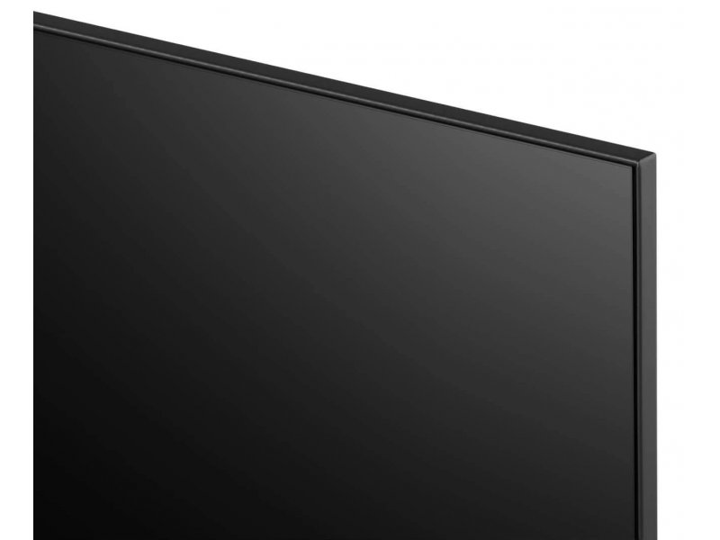 Toshiba 65Z670RE крупный план верхней части экрана с минимальными рамками