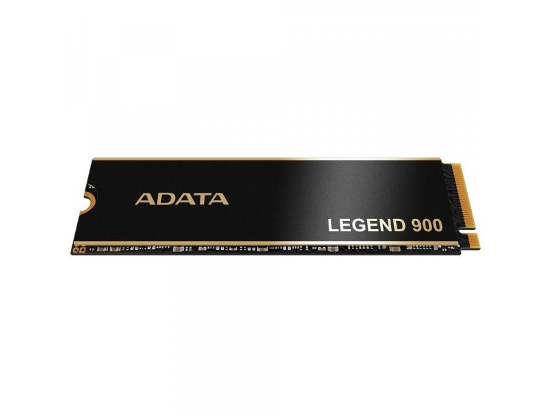 ADATA LEGEND 900 512ГБ — вид снизу, контактная площадка M.2 и электронные компоненты
