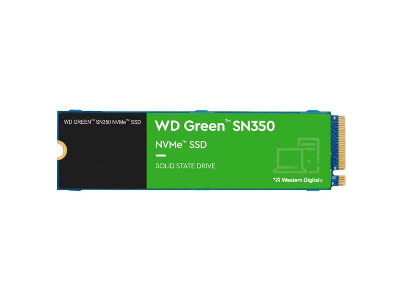 Western Digital WDS500G2GOC SSD M.2 2280 NVMe — вид платы, разъёмы и логотип Western Digital