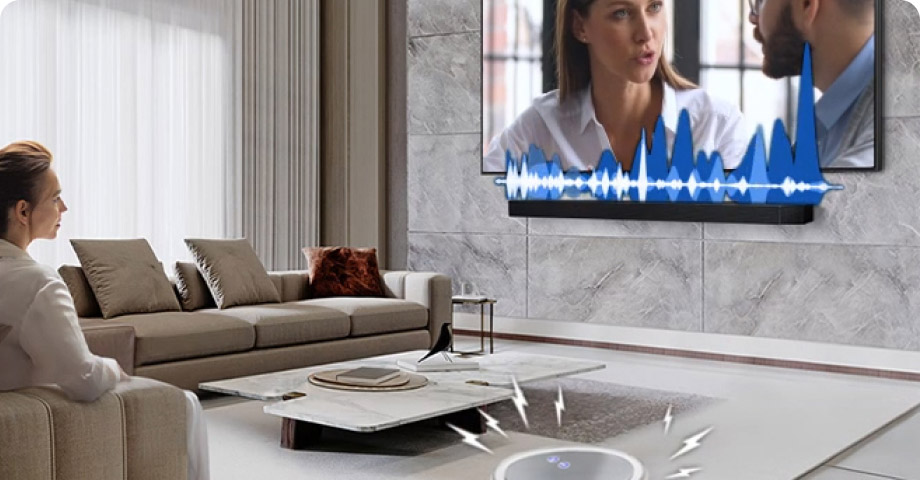 Samsung HW-Q990F с активной функцией AVA Pro &mdash; чёткость диалогов при видеозвонках