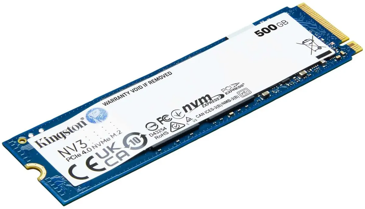 Kingston SNV3S/500G установка в слот M.2 материнской платы — совместимость PCIe 4.0