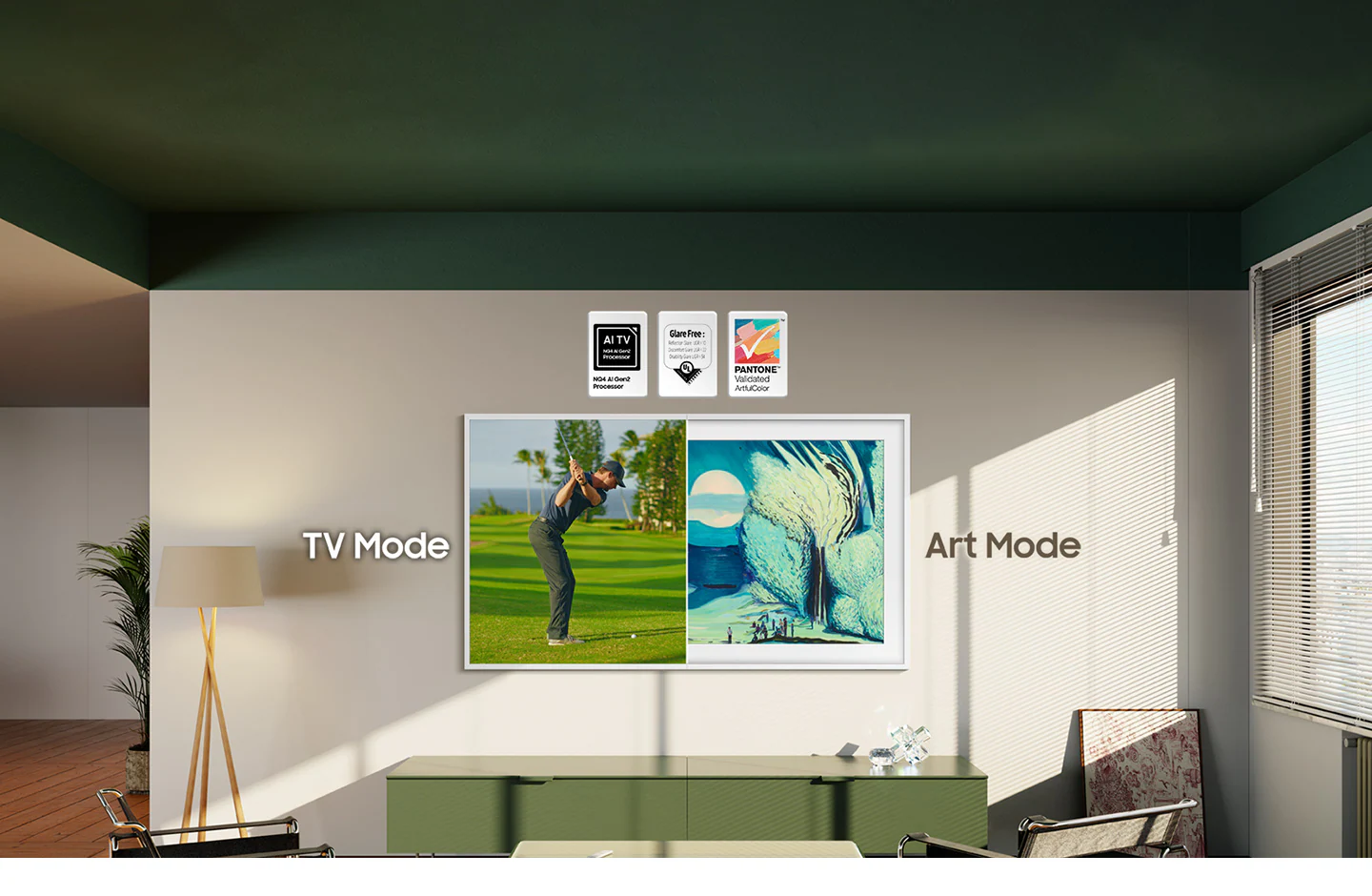 Samsung QE50LS03F &mdash; качество изображения QLED в режиме просмотра контента