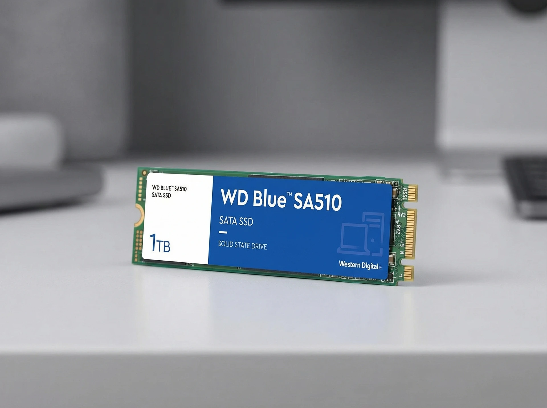 WD Blue SA510 1ТБ M.2 2280 в сборке ноутбука &mdash; демонстрация установки накопителя