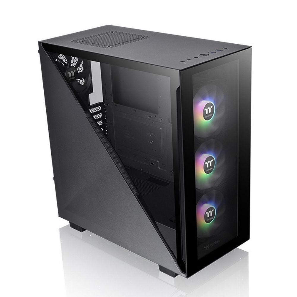Thermaltake Divider 300 TG ARGB открытая боковая панель — три ARGB вентилятора и внутреннее пространство