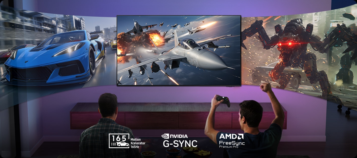 Samsung QE55S95H для игр &mdash; 165 Гц VRR, Nvidia G-Sync и AMD FreeSync Premium Pro