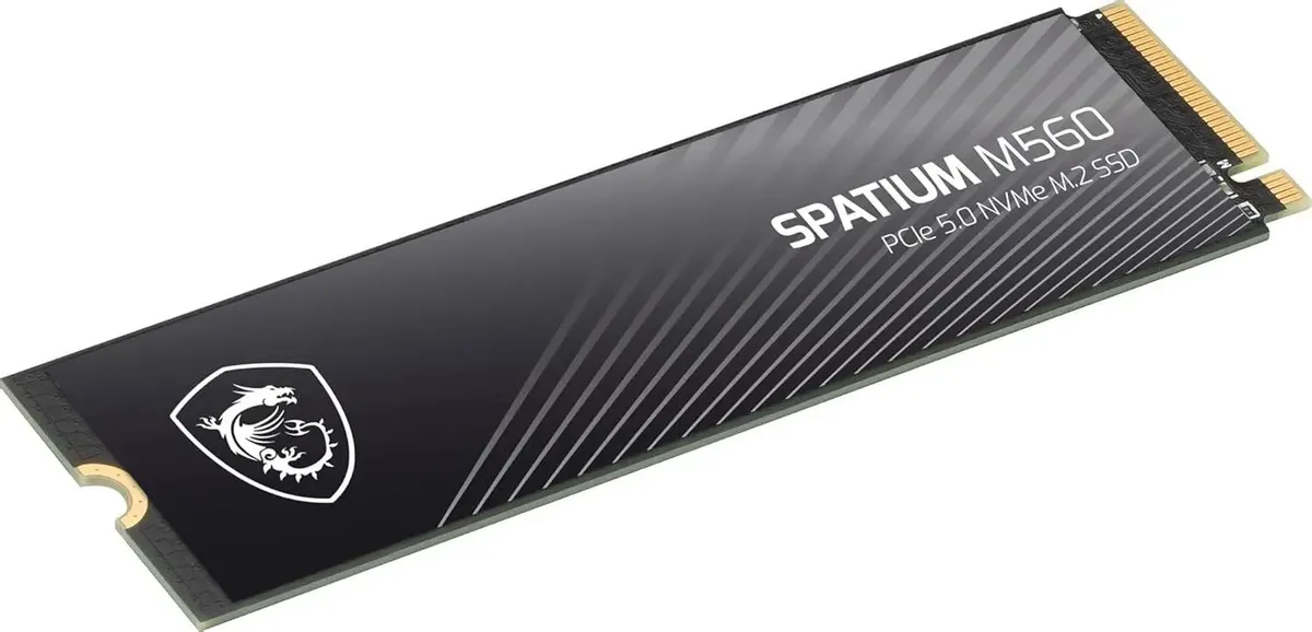 MSI SPATIUM M560 1TB &mdash; маркировка, этикетка, гарантийные данные накопителя