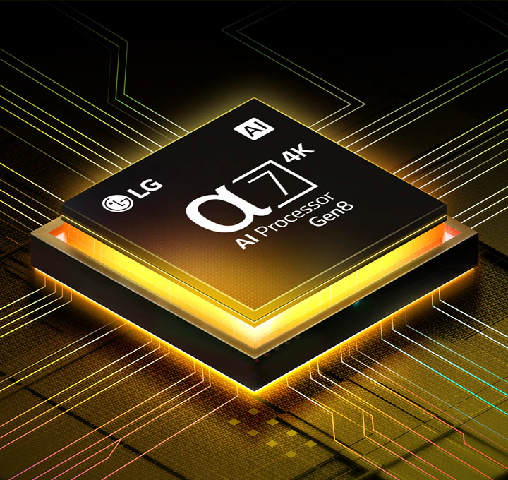 LG &alpha;7 4K AI Processor Gen8 &mdash; ускорение ИИ-обработки