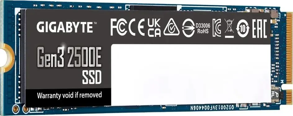 Gigabyte G325E1TB контроллер и чипы памяти 3D NAND TLC крупным планом