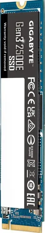 Gigabyte G325E1TB размеры форм-фактор M.2 2280 на линейке
