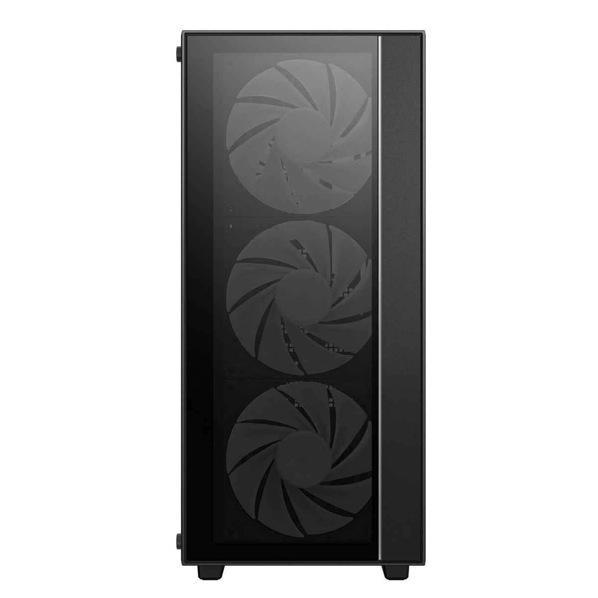 DeepCool Matrexx 55 V4 C вид спереди четыре вентилятора охлаждения без подсветки