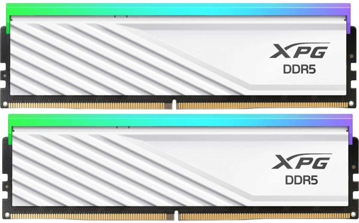 ADATA XPG Lancer Blade RGB AX5U6000C3616G-DTLABRWH комплект 2 модуля DDR5 установка в материнскую плату