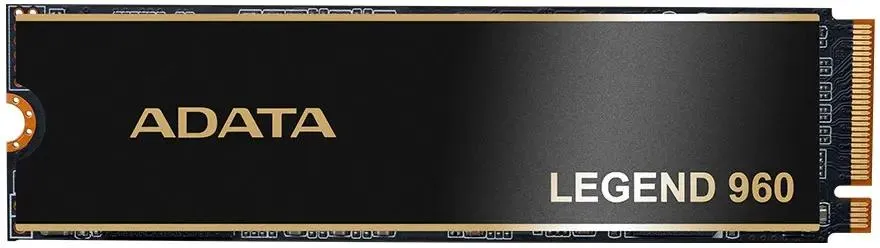 ADATA Legend 960 1 ТБ M.2 2280 — вид сверху, форм-фактор и наклейка