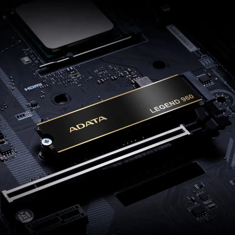 ADATA Legend 960 1 ТБ — установка в M.2 слот материнской платы PCIe 4.0