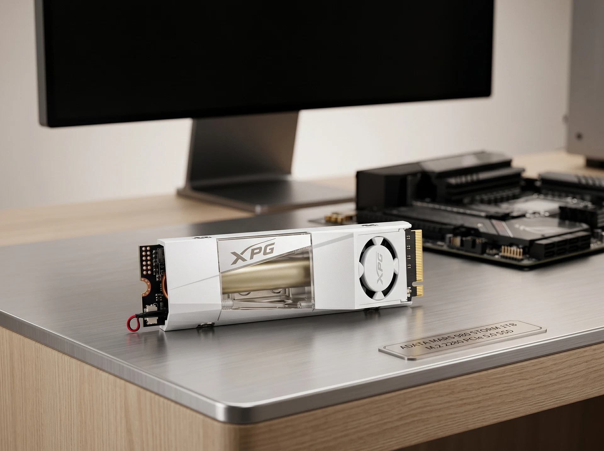 SSD накопитель ADATA MARS 980 STROM 1ТБ, M.2 2280, PCIe 5.0 x4, NVMe [SMAR-980S-1TCI] - фото в интерьере