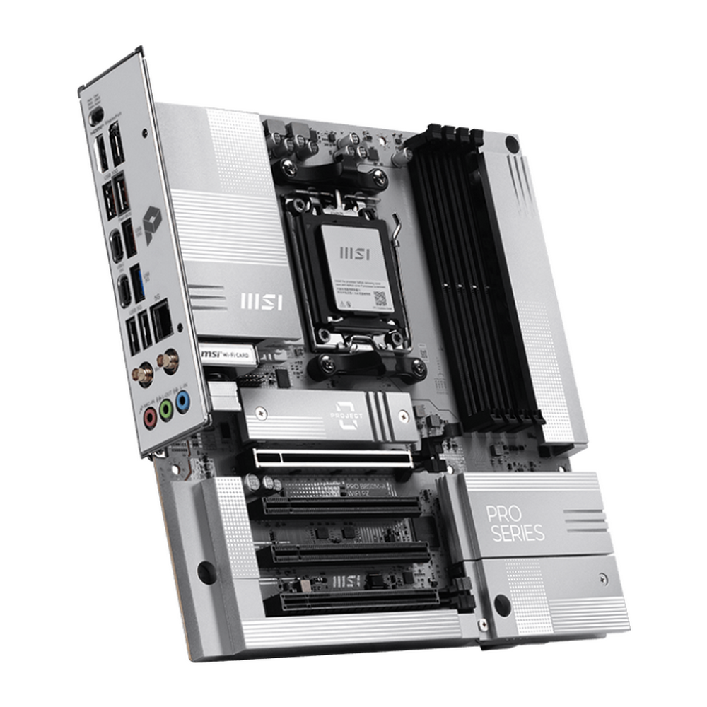MSI PRO B850M-A WIFI PZ задняя панель порты USB HDMI DisplayPort