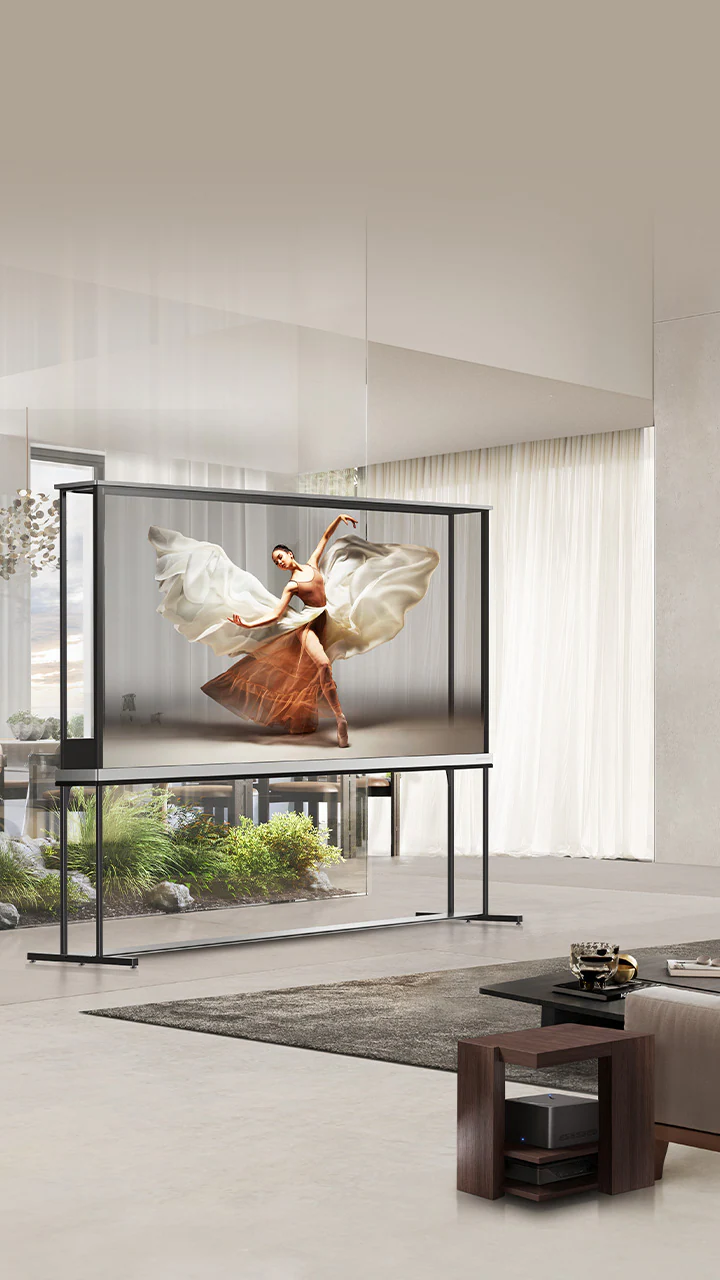 LG OLED77T49LA &mdash; блок Zero-Connect, аккуратная инсталляция без кабелей