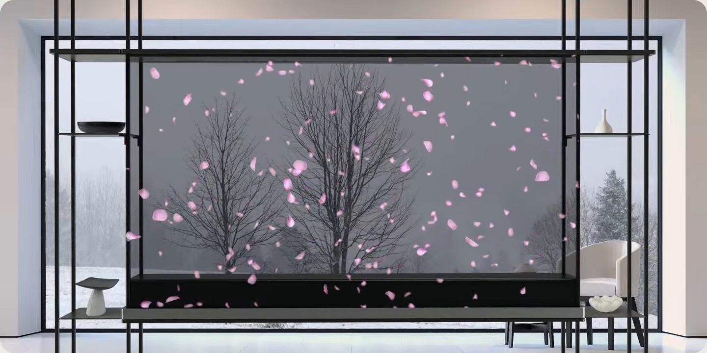 LG OLED77T49LA &mdash; напольная установка и модульная стойка