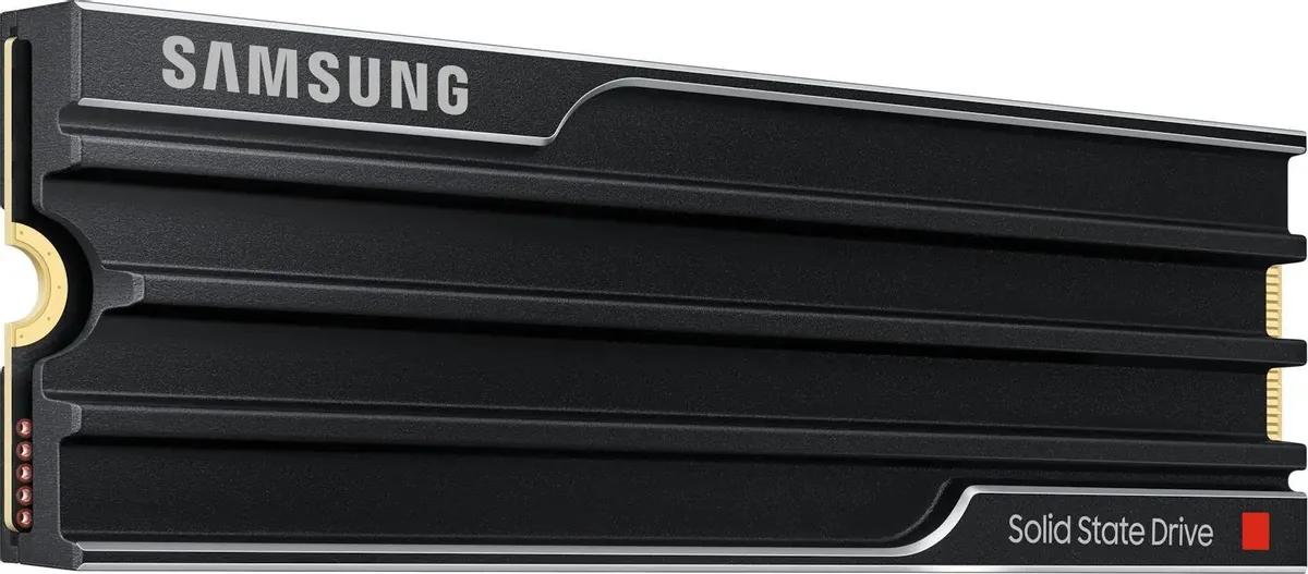 Samsung 9100 PRO Black корпус с рёбрами охлаждения алюминиевый радиатор и светодиодный индикатор