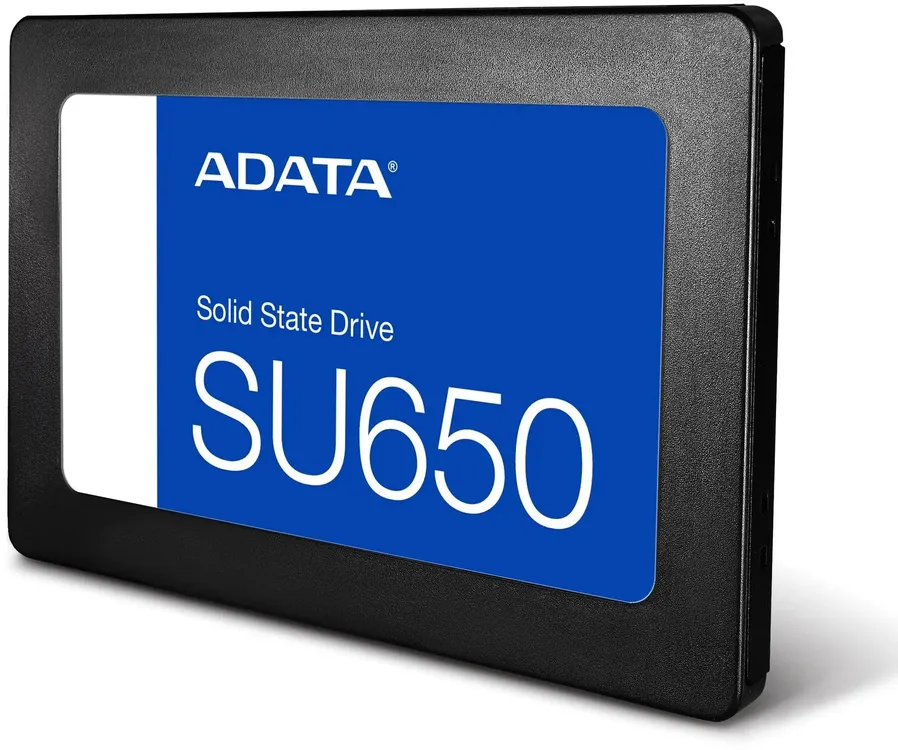 ADATA SU650 480 ГБ 2.5 SATA внутренний SSD накопитель вид спереди