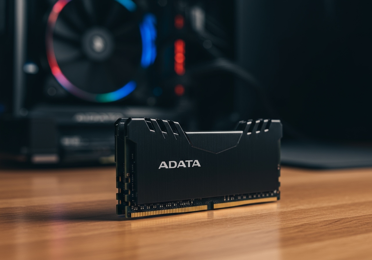 Оперативная память ADATA Lancer AX5U6400C3216G-DCLABK, DDR5 2х 32ГБ 6400 МГц, DIMM, RTL - общий вид
