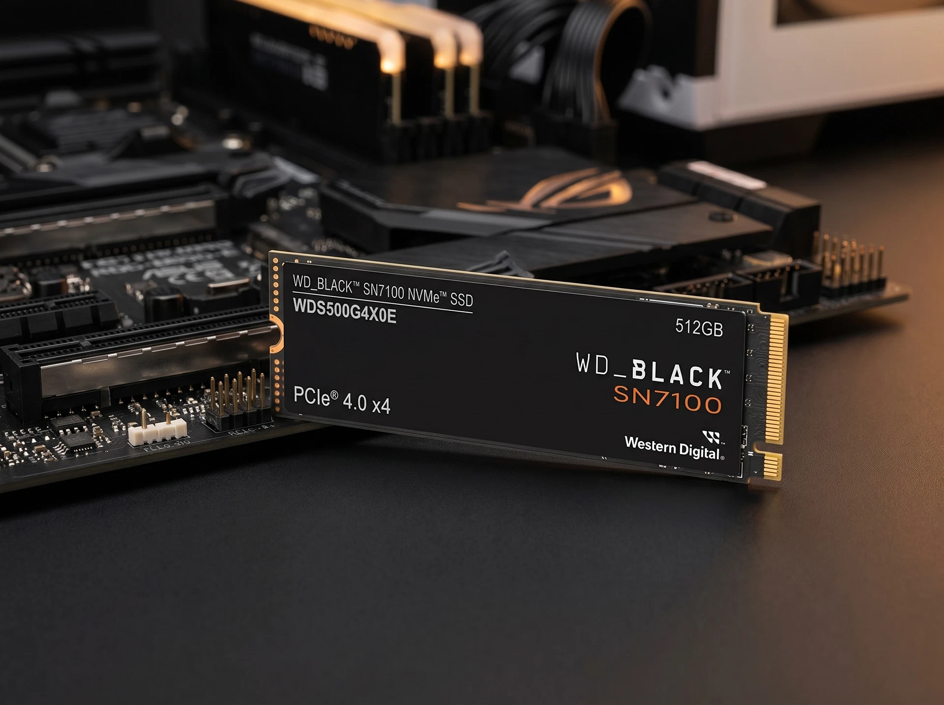 SSD накопитель Western Digital SN7100 512ГБ, M.2 2280, PCIe 4.0 x4, NVMe [WDS500G4X0E] - фото в интерьере