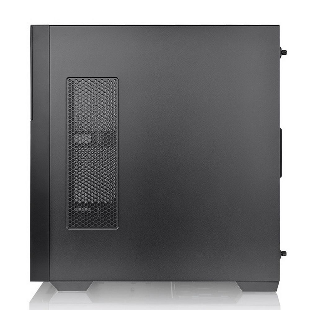 Thermaltake Divider 370 TG ARGB вид сбоку закрытая панель вентиляционные отверстия