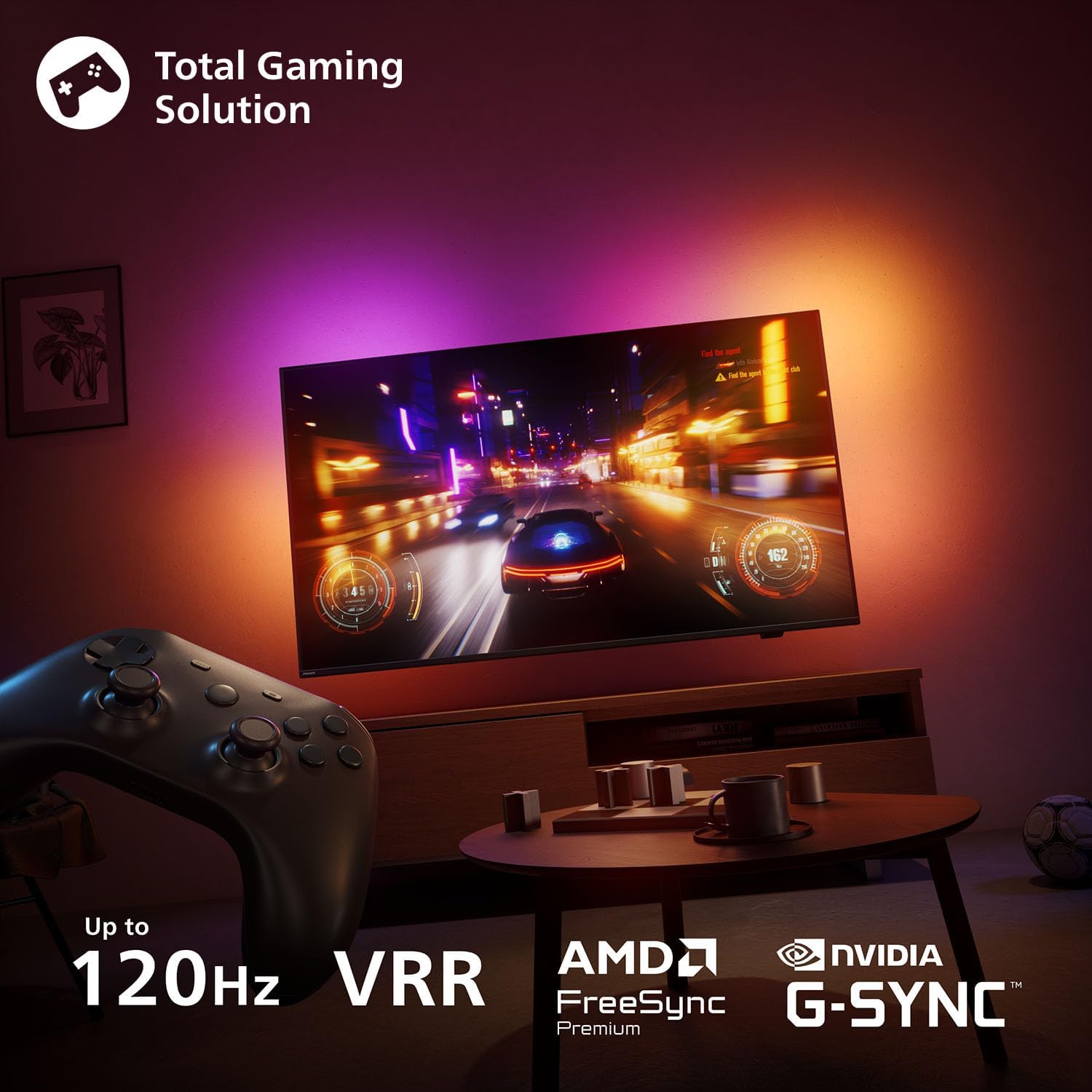 Philips 55OLED770 игровой режим — Xbox контроллер, 120Hz, VRR, AMD FreeSync Premium, NVIDIA G-SYNC