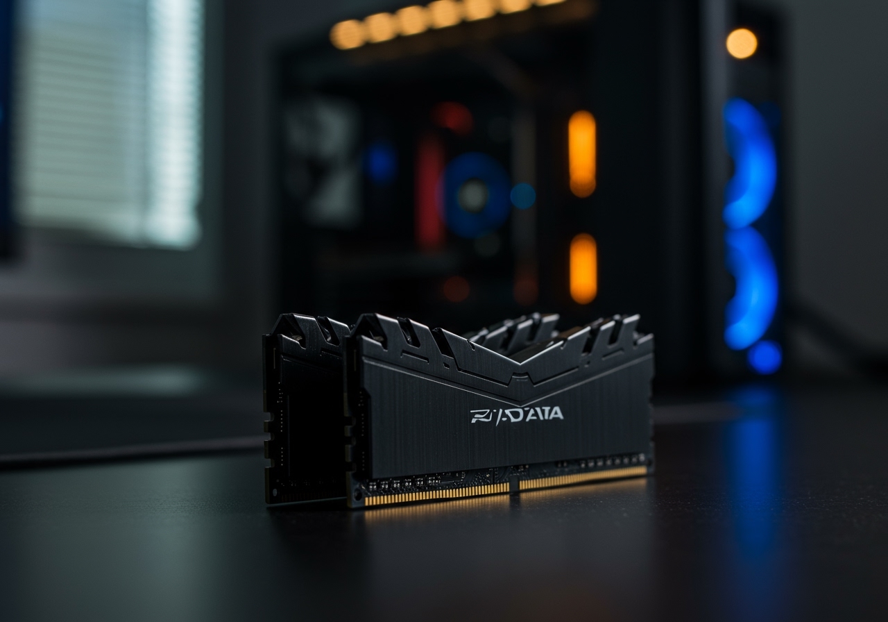 Оперативная память ADATA Lancer AX5U6400C3232G-DCLARBK, DDR5 2х 32ГБ 6400 МГц, DIMM, RTL - общий вид