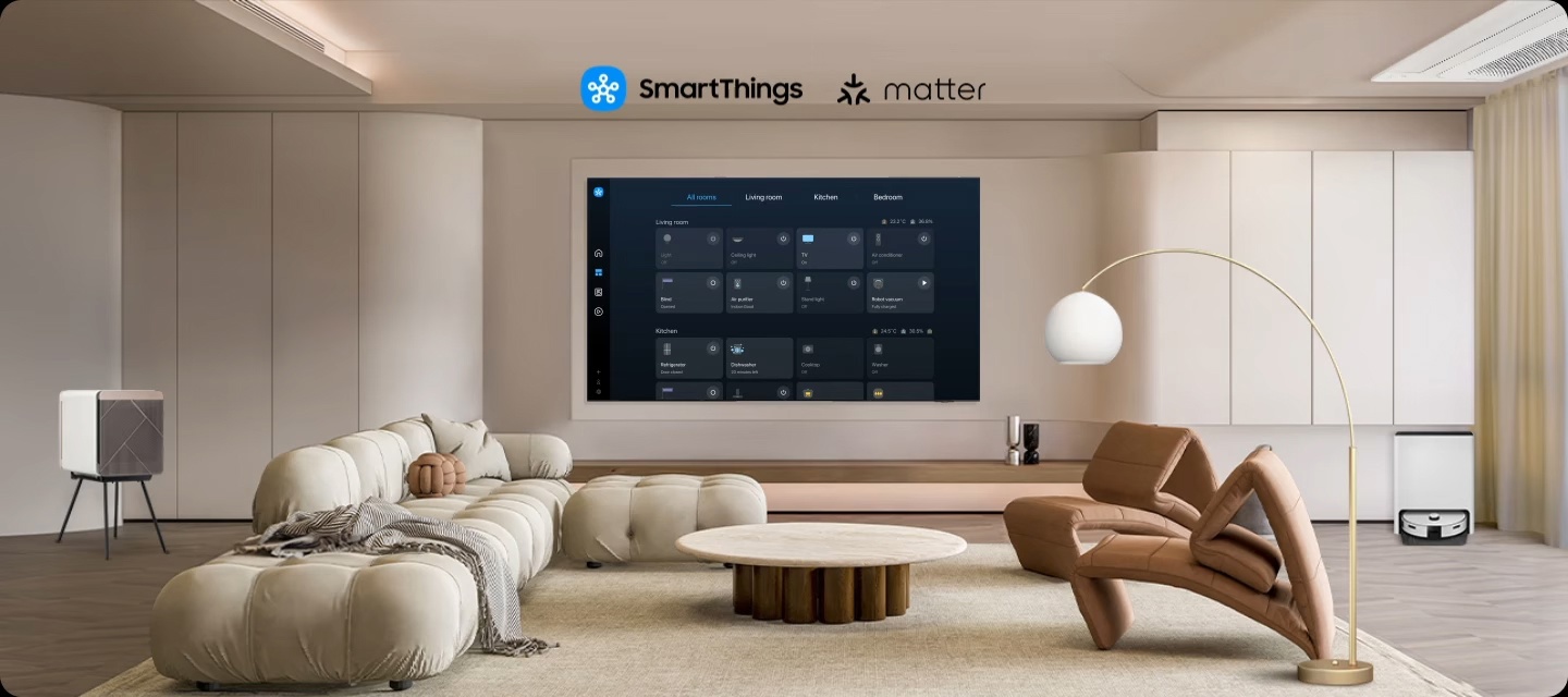 Samsung QE55S90F &mdash; SmartThings: управление умным домом через телевизор