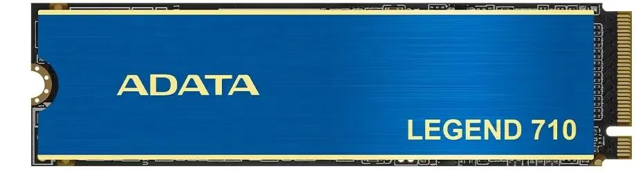 ADATA Legend 710 256 ГБ M.2 NVMe вид спереди синий корпус