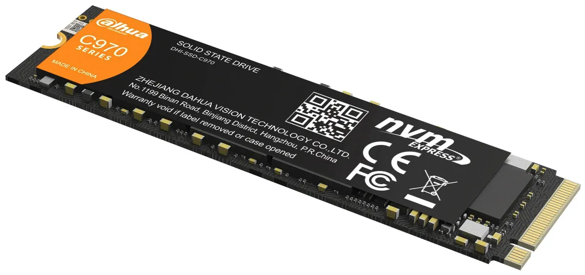 Dahua C970 1ТБ M.2 2280 вид сверху — компактный форм-фактор для ПК и ноутбука