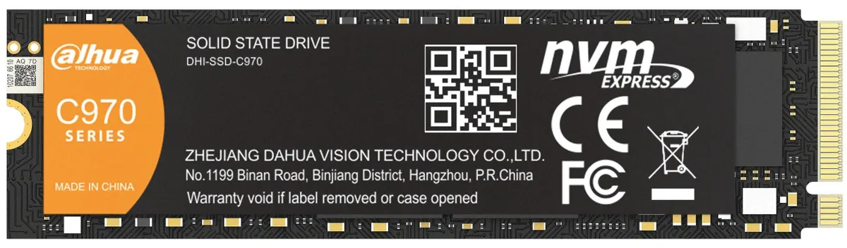 Dahua C970 1ТБ DHI-SSD-C970N1TB — упаковка и комплект поставки