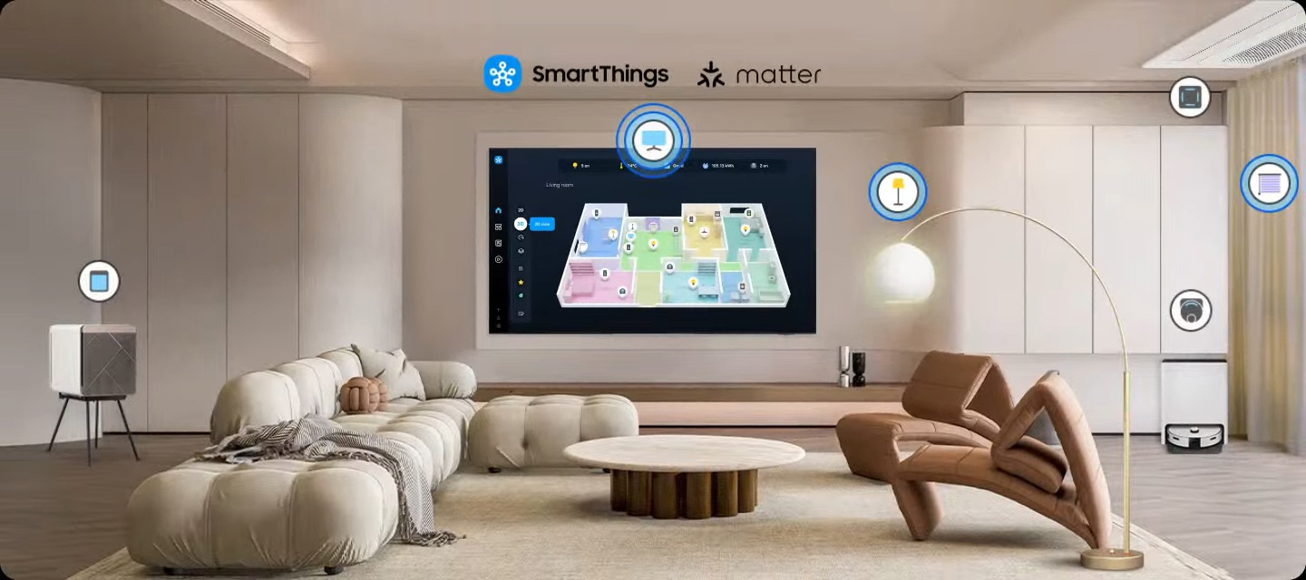 Samsung QE55S85F &mdash; SmartThings и управление умным домом