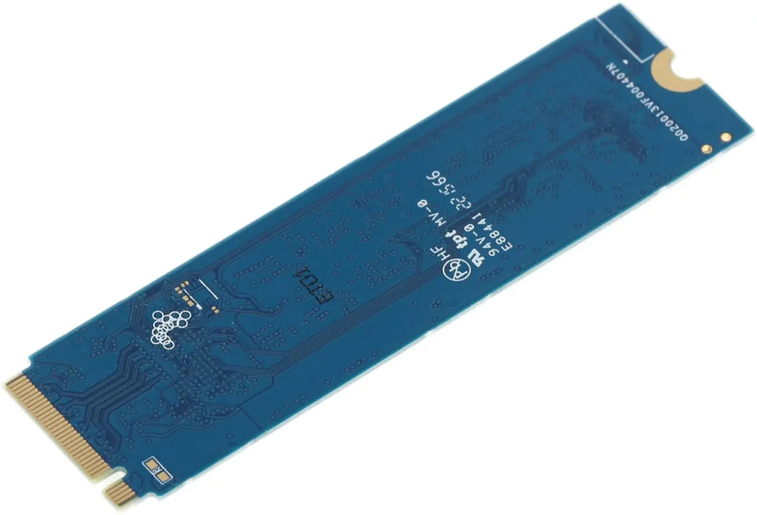 Gigabyte G325E500G обратная сторона плата синяя без компонентов электроника