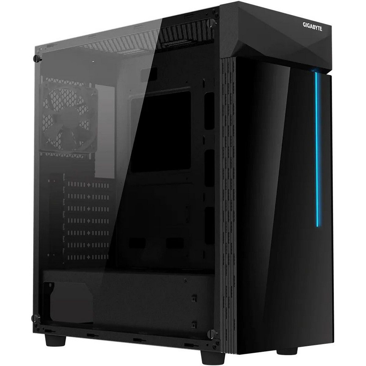 Gigabyte C200 GLASS GB-C200G Mid-Tower корпус с закалённым стеклом чёрный