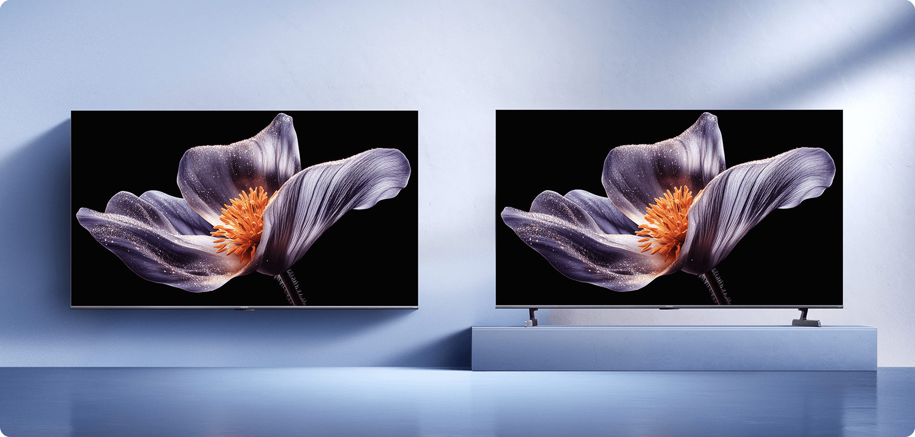 Xiaomi TV S Pro Mini LED 65 &mdash; два варианта установки подставки