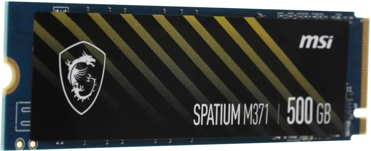 MSI Spatium M371 500 ГБ установка в разъём M.2 материнской платы ПК