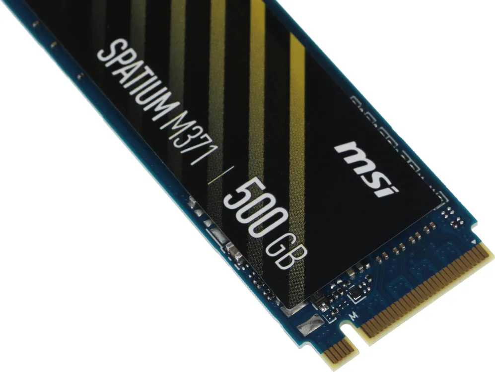 MSI Spatium M371 500 ГБ в упаковке розничная версия