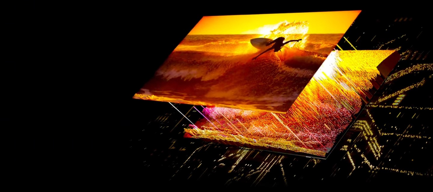Samsung QE75QN85F &mdash; технология Quantum Matrix Plus обеспечивает точное управление Mini LED-подсветкой