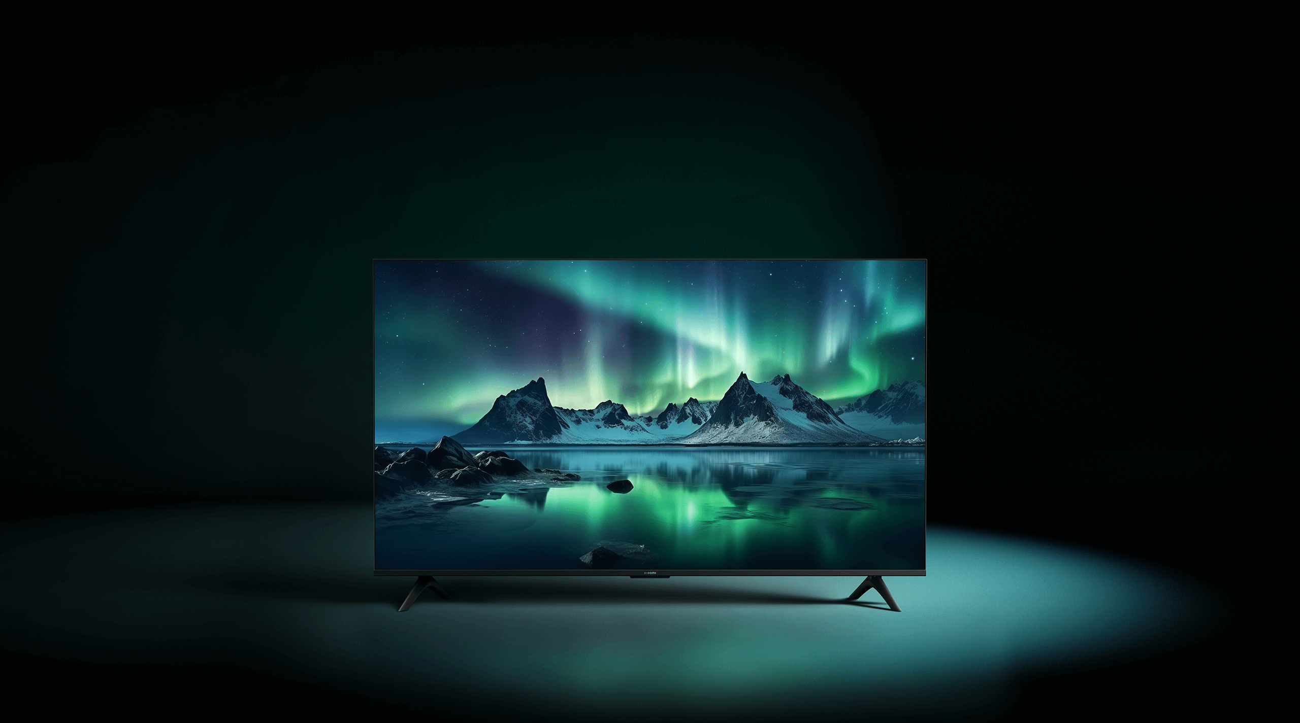 Xiaomi TV A 43 2026 &mdash; фронтальный вид, тонкие рамки