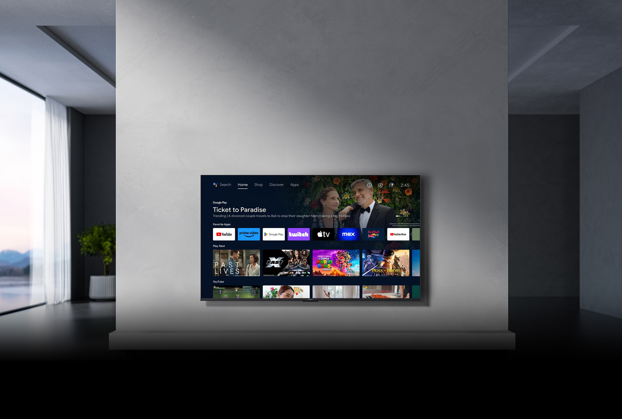 Xiaomi TV A 43 2026 &mdash; Android TV интерфейс, Google Play, стриминговые сервисы