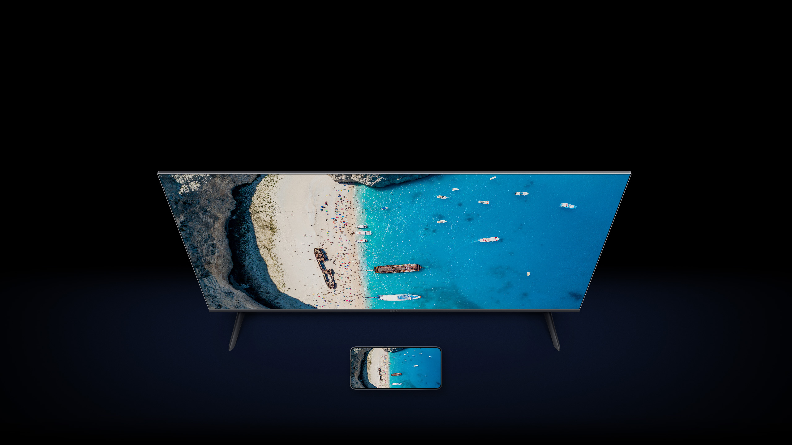 Xiaomi TV A 43 2026 &mdash; кастинг контента со смартфона на телевизор