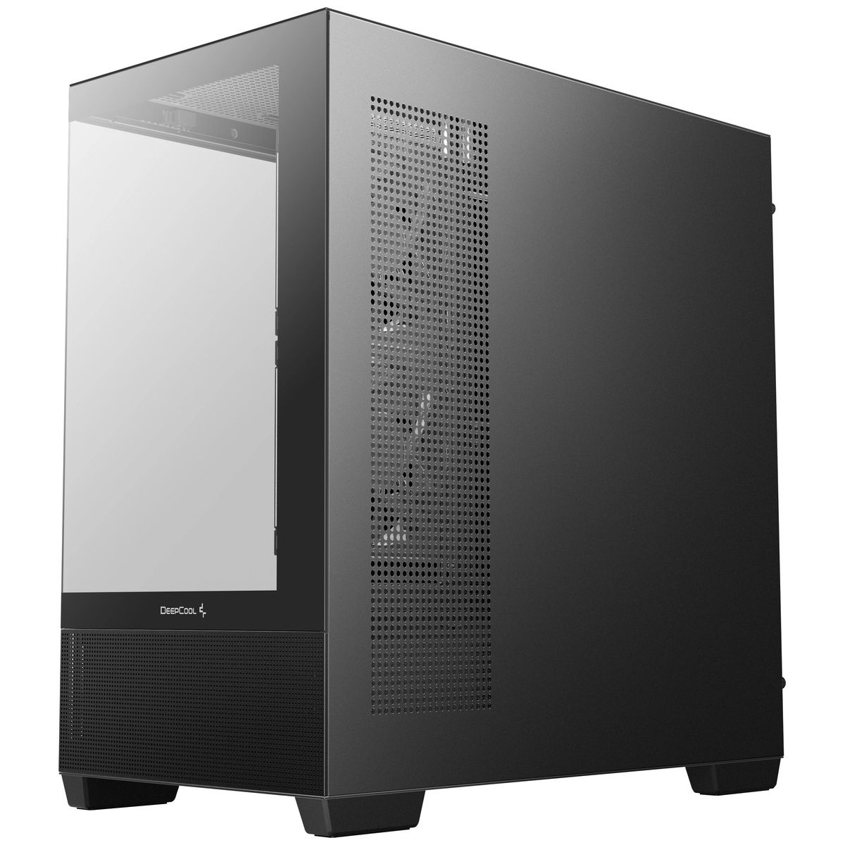 DeepCool CG380 3F — задняя панель корпуса с пятью слотами расширения и скрытым отсеком блока питания